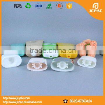 Oval Cosmetic Plastic Tube for BB Cream, Plastic Facial Cream Tube Packing