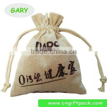 Cheap Promotional Linen Fabric Gift Bags for Diatom Ooze