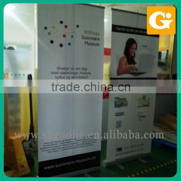 Promotion scroll roll up stand