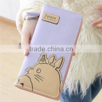 Long Style Cartoon Totoro Girls Wallet Zipper Hasp Ladies Clutch Purse photo-2