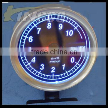 High Quality Blue Light 60MM Racing Auto Meter, Universal Auto Car Meter Hot Sale