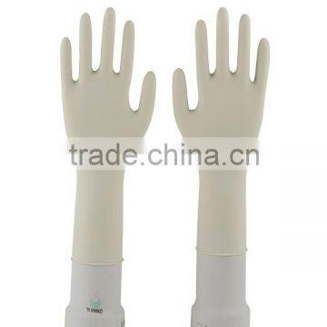 12" Natural Latex Gloves,Powder Free