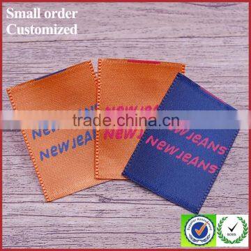 Flexo printing embossed plastic label, label ribbon screen machine printing in lanyard