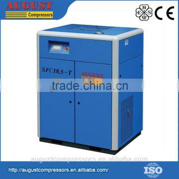 SFC18.5-TA 18.5KW/25HP 7 BAR AUGUST variable frequency air cooled screw air compressor ac variable frequency drive