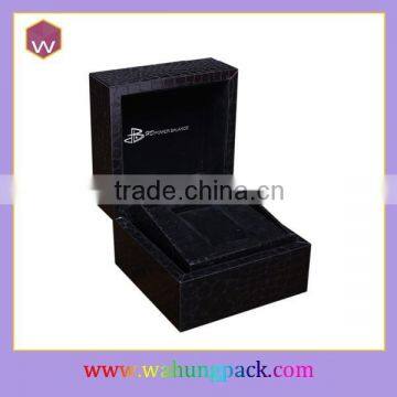 Custom Black Plastic A Single Watch Box With Velvet Pillow WH-1955 photo-2