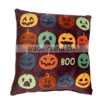 Eco-friendly Chair Back Support Halloween Digital Printed Pumpkin Pillow for Kid photo-2