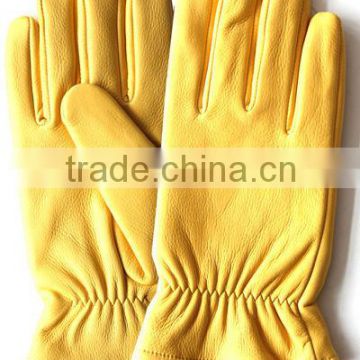 2014 HOT sale deerskin nappa leather gloves for men and ladies