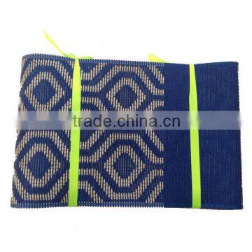 hot sale aso oke for headtie wedding party royal blue nigeria aso-oke