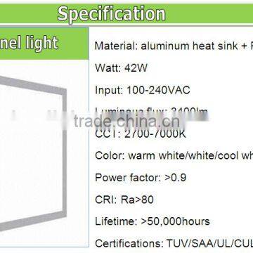 Wholesale Super Bright 42W 54W 82W White Square Led Panel Light 600 600mm 120V 230V PF>0.9 CRI80 photo-2