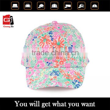 Professional custom stylish floral kids baseball cap for girl wholsale                        
                                                Quality Choice