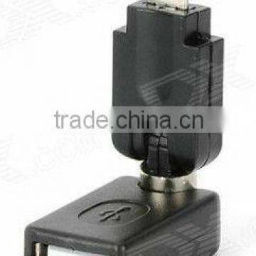 Micro usb male to usb female adapter rotable