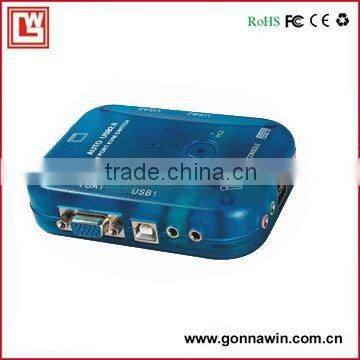 Mini Auto KVM Switch (USB) 2 Ports