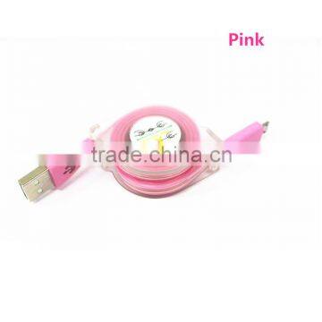 Colorful Retractable Cable For All Mobile Phones