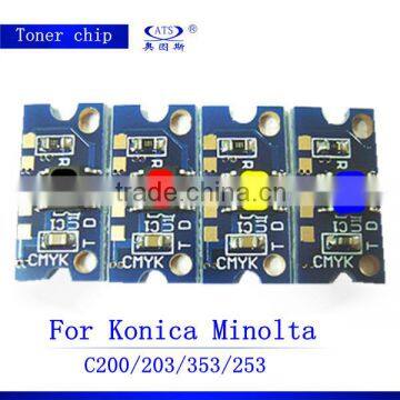 Toner reset chip for MInolta C253 200 copier spare parts