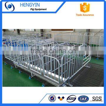 Gestation stall pig cage