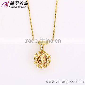 xuping jewelry creative 14K gold fashion pendant necklace for girls