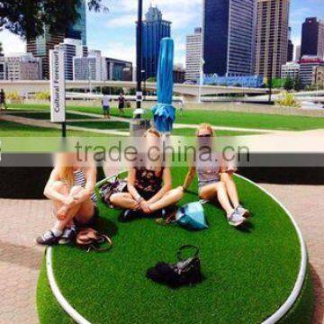 Hot Sale 35mm Curly+straight Monofilament Yarn Indoor Non-filling Futsal Artificial Grass photo-5