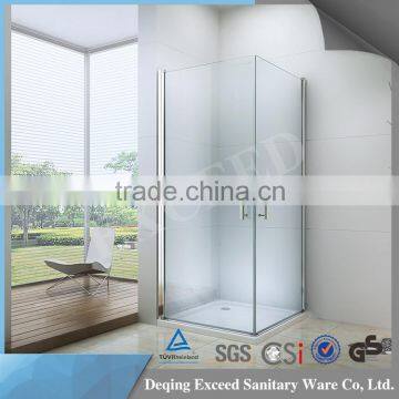 Suqare zinc alloy pivot system 2 doors shower enclosure                        
                                                                                Supplier's Choice