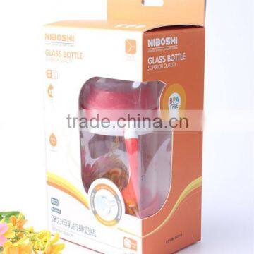 180ml Wholesale High Quality Drinking Glass Baby Nursing Feeding Bottle Heat Resistant Glass Baby Feeding Bottle Manufacturer photo-5