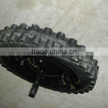 solid rubber wheels for wheelbarrow/wheelbarrow spare parts