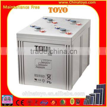 2V3000AH Vrla deep cycle battery for solar system