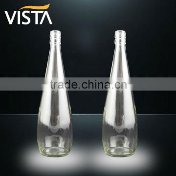 Glass drinking water bottle with cap