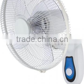 16inches oscillating 3speed rechargeable wall fan2015