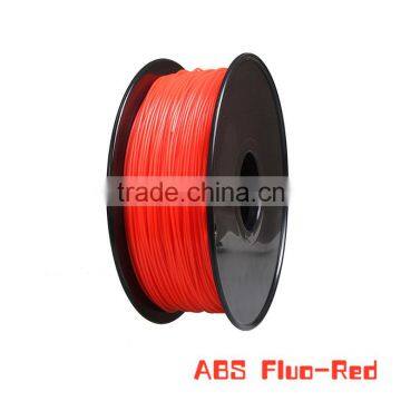 3D nail printer Material Filament Fluorescence Color ABS Fluo-Red