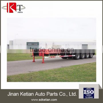 heavy duty 4 axle low bed semi trailer