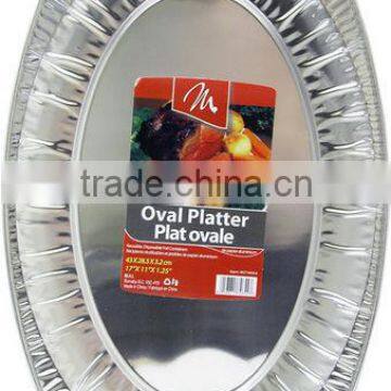 aluminum foil Oval plate