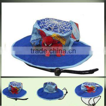 new kids spider-man printed Bucket hat wl-0071