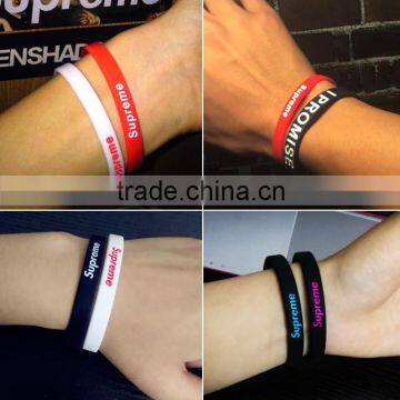 Rubber Bracelet Silicone Wristband photo-4