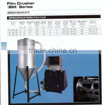 Hot selling pp/pe plastic film crusher (BM-600x350)