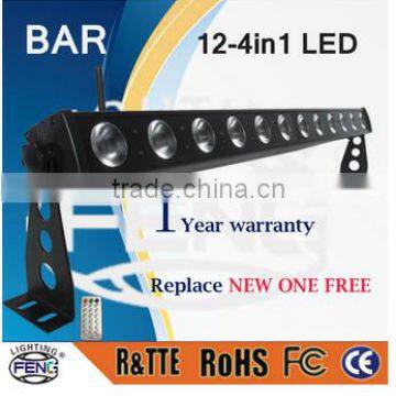 colorful 12pcs hot sale 4in1 RGBW 10W led bar lights led wallwasher