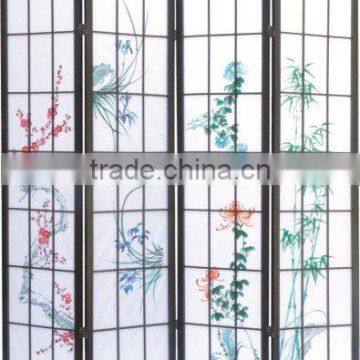 Different Flowers Shoji Screen