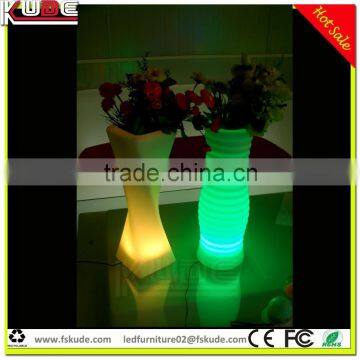 LED Furniture KD-F879 Outdoor LED Light Plastic Sofa for Garden