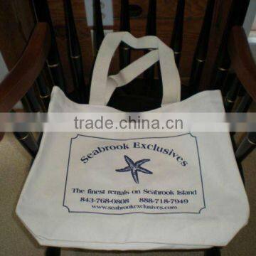 100% cotton canvas shopping bags