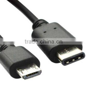Micro USB to USB-C Cable Hi-speed USB Type C USB-C to Micro USB Data Cable 3.3ft Black