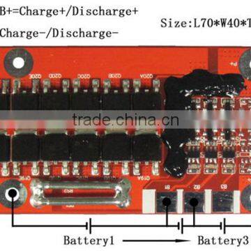 High quality lifepo4 9.6V 3s bms/pcm