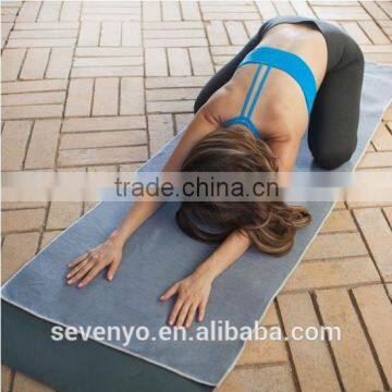 Wholesale microfiber Yoga mat towel with logo