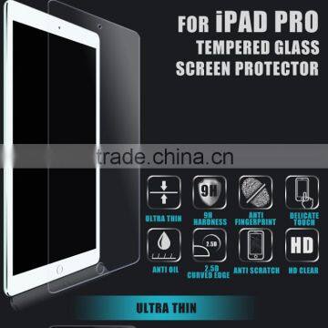 HD clear liquid screen protector 9H hardness tempered glass film for IPAD mini ,Air ,Pro