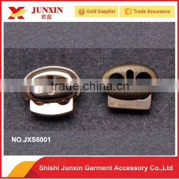 Fashion metal Cord Locks Garment Accessories