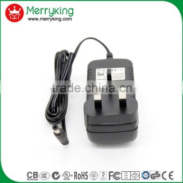 Wall mounting 36W switching power supply UK plug 24V 1.5A power ac adapter