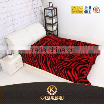 short pile shining 3d embossed animal shaped blanket