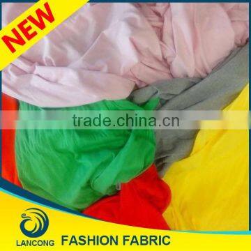 2016 Latest Plain 95%Cotton 5%Spandex Kitted Fabric for Dress