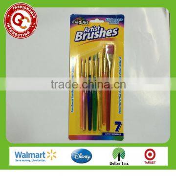 novelty 7 pcs all-purpose artist brushes for promotion