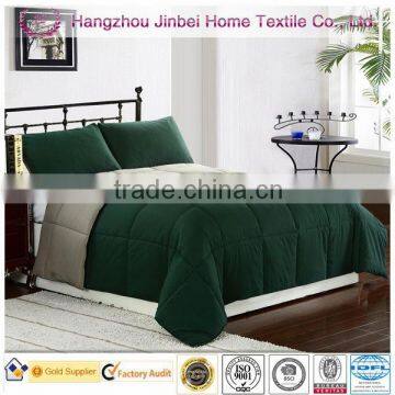 Reversible Color Down Alternative Comforter/Microfiber Quilt/Polyester Duvet photo-6