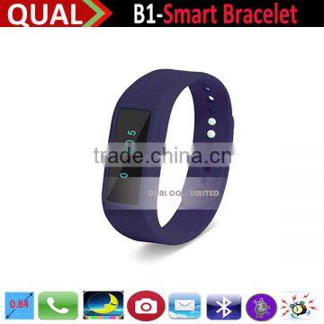 fashion silicone watch bracelet with bluetooth function/Digital bracelet watch C