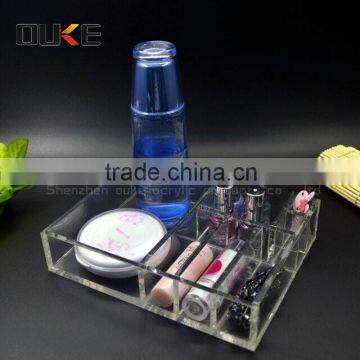 fashion design transparent acrylic makeup storage box