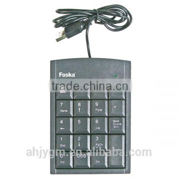 Good Quality Plastic Numeric Keyboard